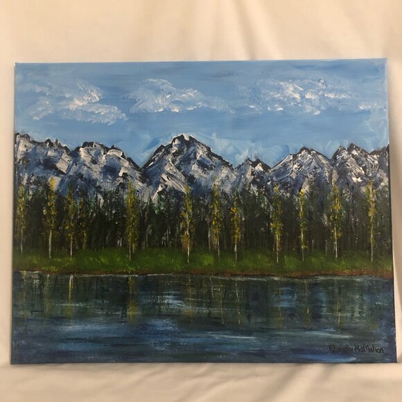 Aspen Tree and Mountain Landscape - Picture 5 of 8